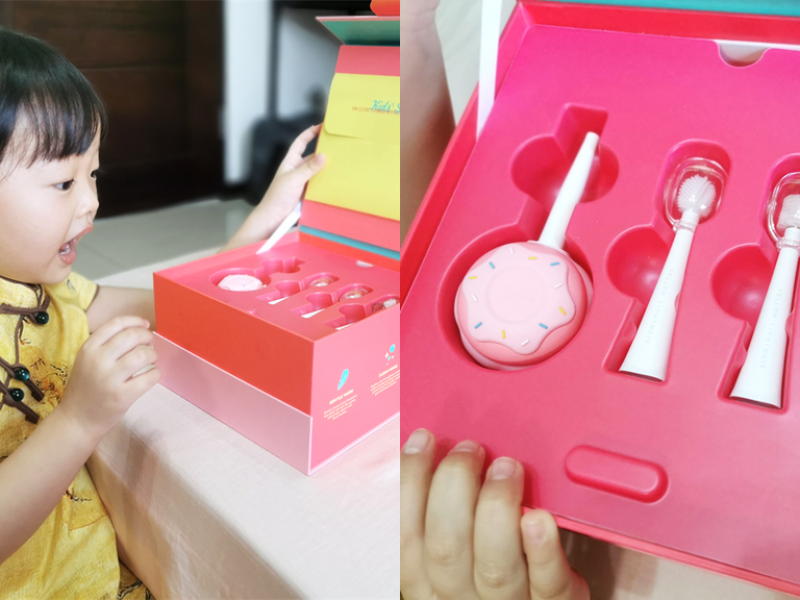 姪女也好愛的禮物！arpha寶寶智能電動牙刷，讓孩子愛上刷牙