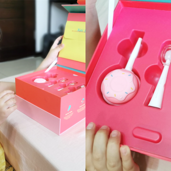 姪女也好愛的禮物！arpha寶寶智能電動牙刷，讓孩子愛上刷牙