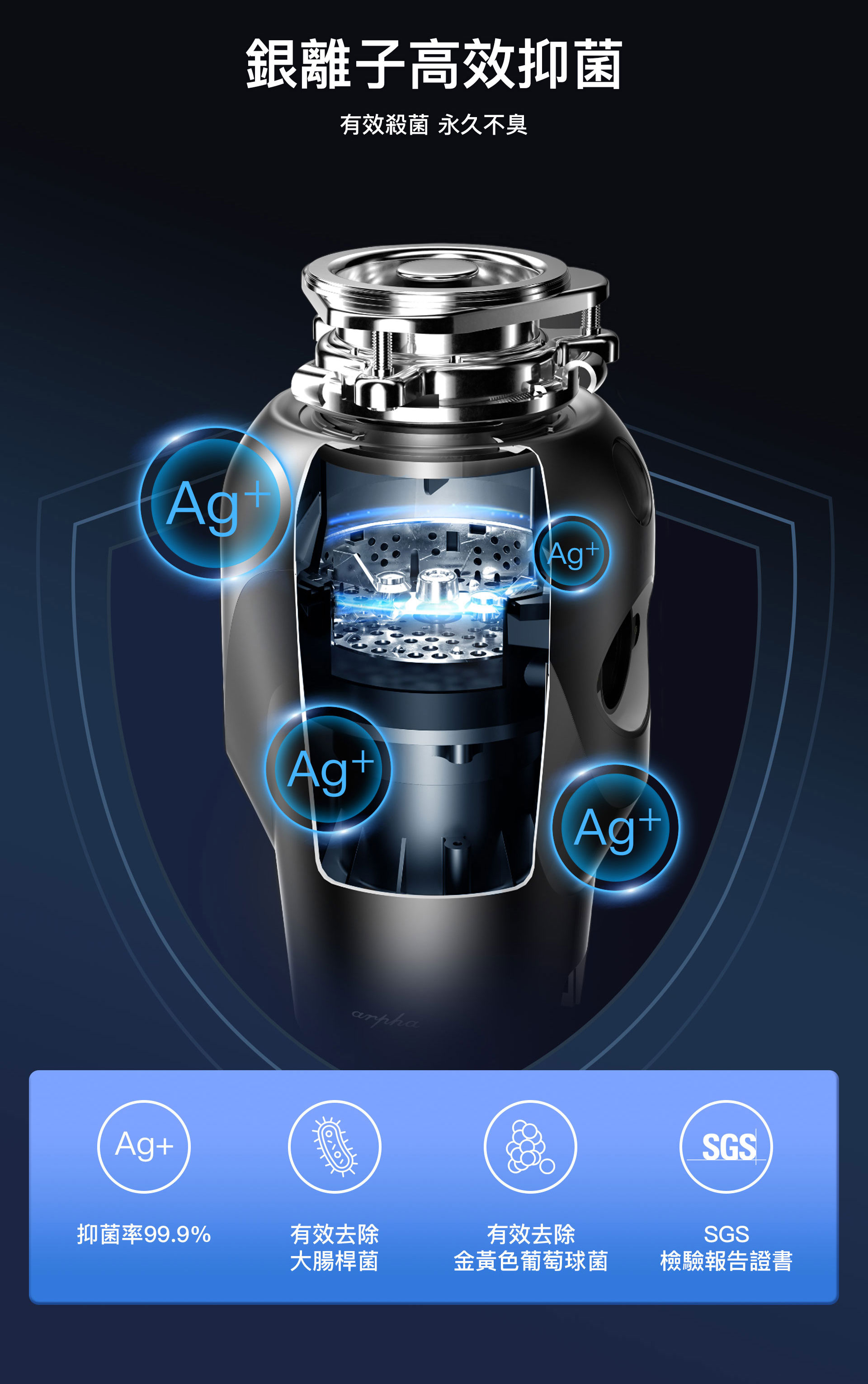 arpha NX8 智慧廚下廚餘機